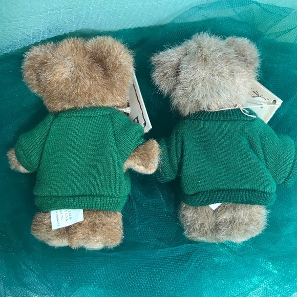 RETIRED Boyds Bears Good Luck & Lots of Luck Mini Message Teddy Bears approx 4” - Picture 4 of 12